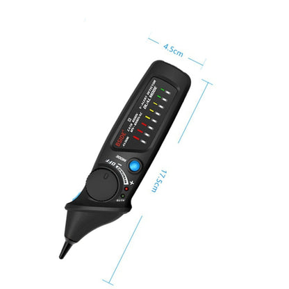 BSIDE AVD06 Non-contact AC Voltage Detectors 12~1000V Induction Electroprobe Pen Type ACV Electric Testers Household Tool with LED Light(Black) - Voltage Detector by buy2fix | Online Shopping UK | buy2fix