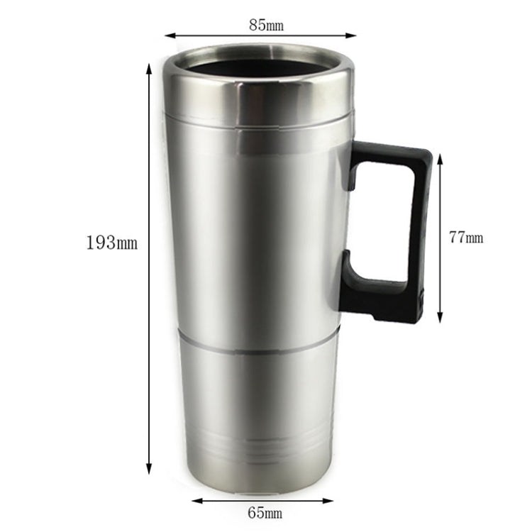 DC 12V Stainless Steel Car Electric Kettle Heated Mug Heating Cup with Charger Cigarette Lighter, Capacity: 300ML - Heating Cups by buy2fix | Online Shopping UK | buy2fix