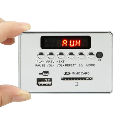 Car 12V Audio MP3 Player Decoder Board FM Radio SD Card USB AUX, with Bluetooth / Remote Control(Silver Grey) - Car MP3 & MP4 & MP5 by buy2fix | Online Shopping UK | buy2fix