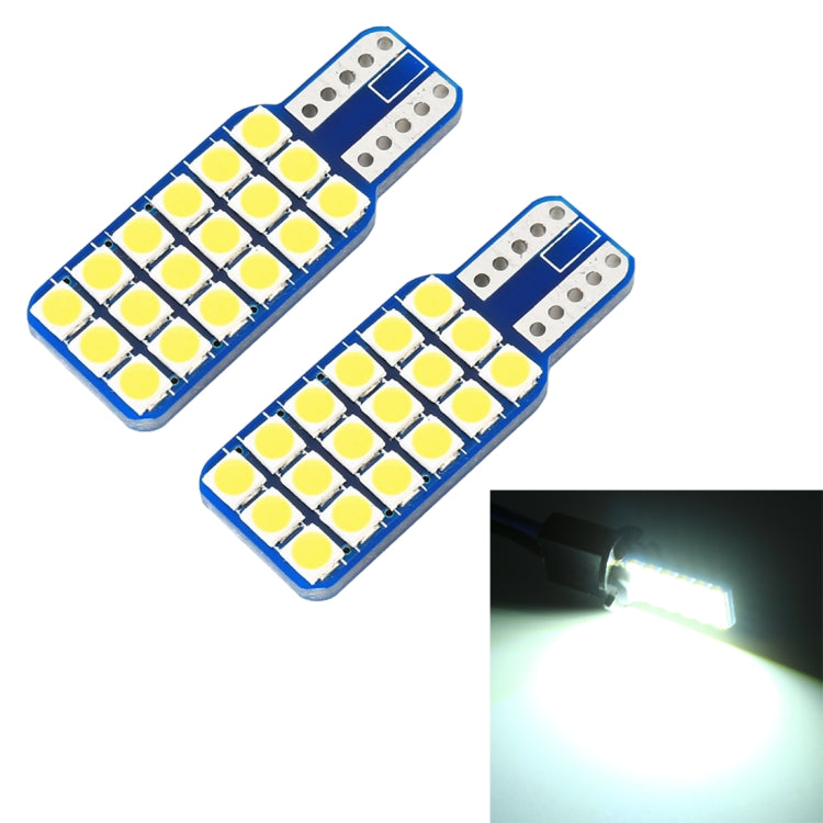 2 PCS T10 / W5W / 168 DC12V 1.8W 6000K 140LM 18LEDs SMD-3030 Car Reading Lamp Clearance Light, with Decoder - In Car by buy2fix | Online Shopping UK | buy2fix