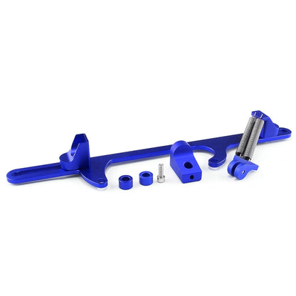 Car Modification Accessories Aluminum Alloy 4500 Series Cable Base Throttle Bracket Throttle Valve Cable(Blue) - In Car by buy2fix | Online Shopping UK | buy2fix