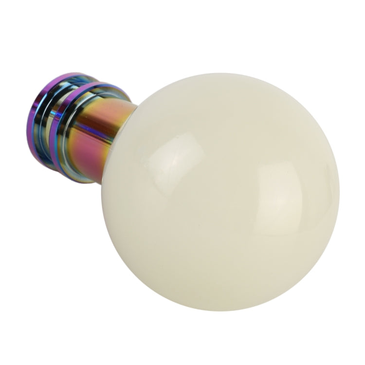 Universal Car Ball Shape Gear Head Gear Shift Knob (Beige) -  by buy2fix | Online Shopping UK | buy2fix