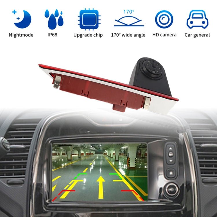 PZ477 Car Waterproof 170 Degree Brake Light View Camera for Ford Transit Custom - In Car by buy2fix | Online Shopping UK | buy2fix