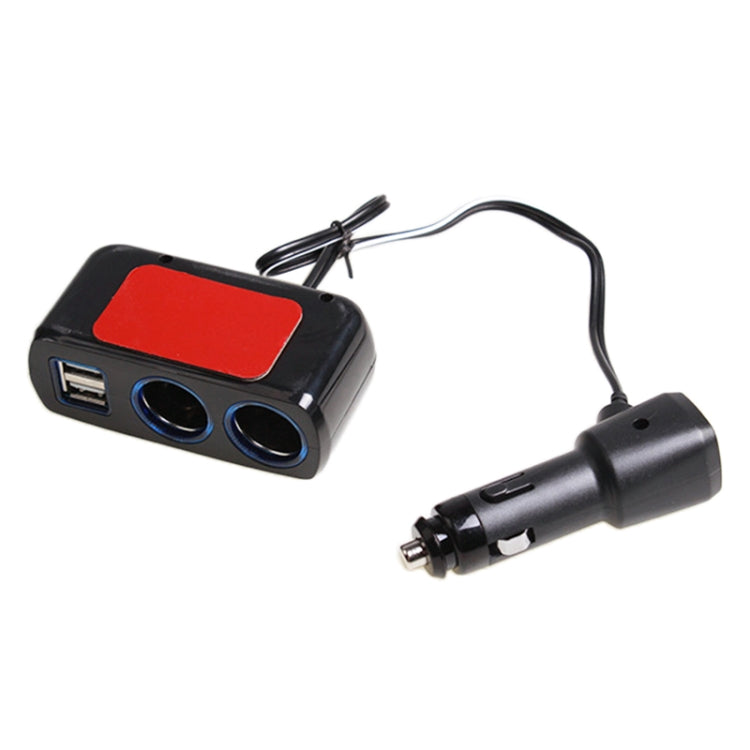 SHUNWEI SD-1928C 80W 3.1A Car 2 in 1 Dual USB Charger Cigarette Lighter with Voltage Detection - Cigar Socket by SHUNWEI | Online Shopping UK | buy2fix