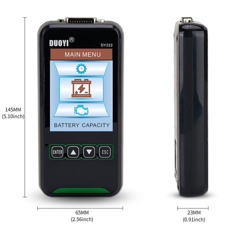 DUOYI DY222 Car 12V / 24V Battery Tester - Electronic Test by DUOYI | Online Shopping UK | buy2fix