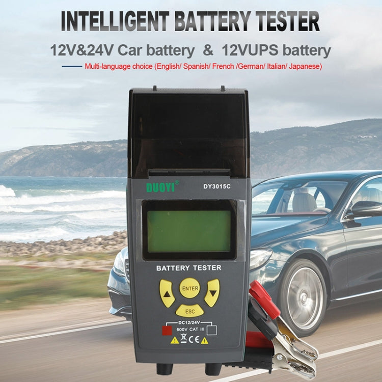DUOYI DY3015C Car 24V Battery Tester - In Car by buy2fix | Online Shopping UK | buy2fix