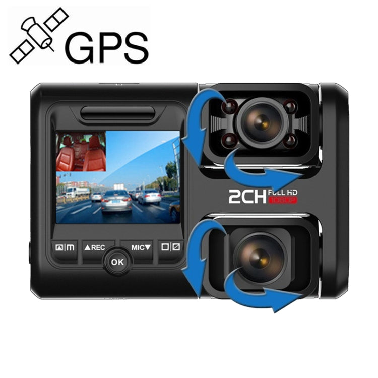 Z30 WiFi Dual-lens HD 2160P Non-light Night Vision 360-degree Panoramic Driving Recorder, GPS Version -  by buy2fix | Online Shopping UK | buy2fix