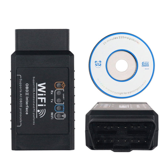 OBD II ELM327 WiFi V1.5 Car Fault Diagnostic Tool - In Car by buy2fix | Online Shopping UK | buy2fix