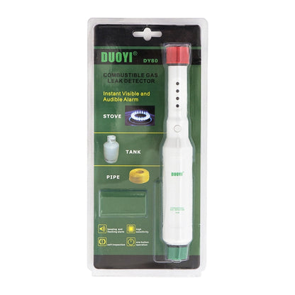 DUOYI DY80 Gas Leak Portable Detector Butane Propane Alarm Methane Flammable Gas Analyzer - In Car by buy2fix | Online Shopping UK | buy2fix