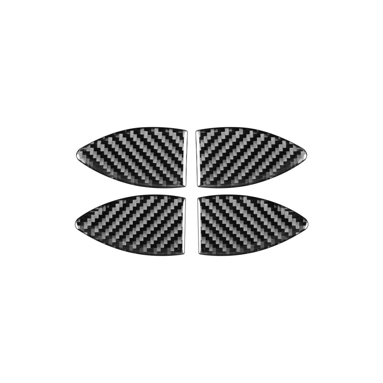 Carbon Fiber Car Inner Door Bowl Decorative Sticker for Toyota Old RAV4 2006-2013,Left and Right Drive Universal - In Car by buy2fix | Online Shopping UK | buy2fix