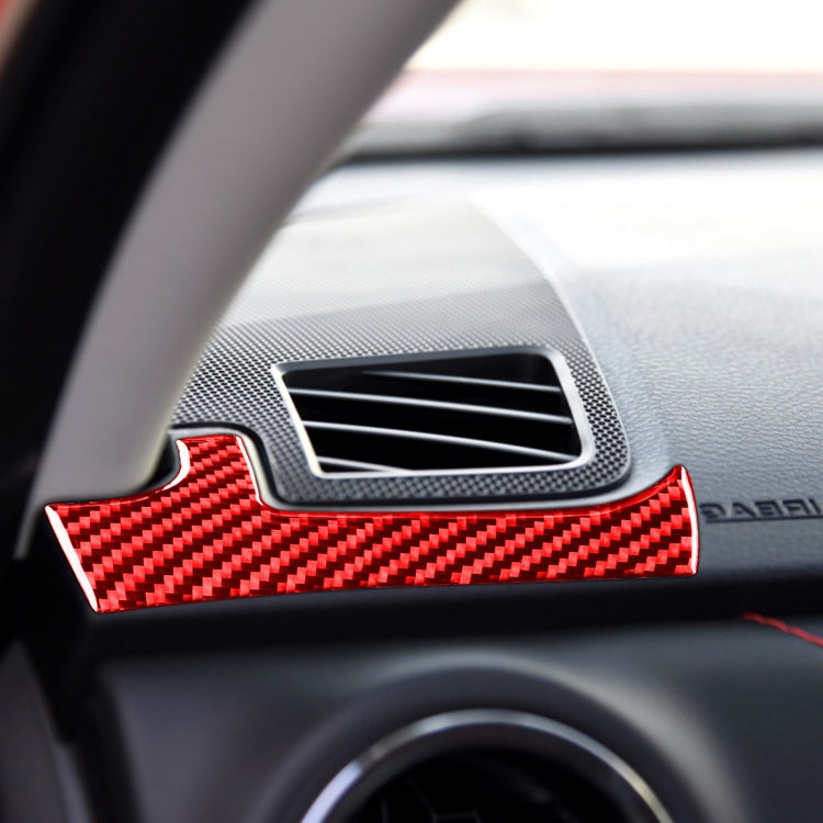 2 PCS / Set Carbon Fiber Car Dashboard Air Outlet Decorative Sticker for Toyota Tundra 2014-2018,Right Drive (Red) - In Car by buy2fix | Online Shopping UK | buy2fix