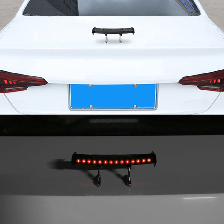 Car Mini Rear Wing with Light Solar Anti-collision Tail Light - In Car by buy2fix | Online Shopping UK | buy2fix