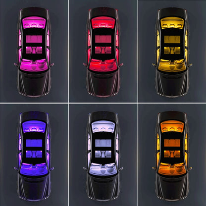 Y15 USB Car Colorful RGB Foot LED Atmosphere Light - In Car by buy2fix | Online Shopping UK | buy2fix