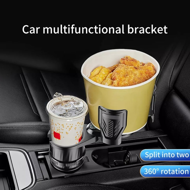 SB-3088 Car Multifunctional Retractable Rotating Water Cup Holder with Compass - In Car by buy2fix | Online Shopping UK | buy2fix