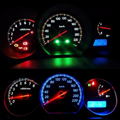 10 in 1 T5 Car Instrument Panel LED Decorative Light (Yellow Light) - In Car by buy2fix | Online Shopping UK | buy2fix