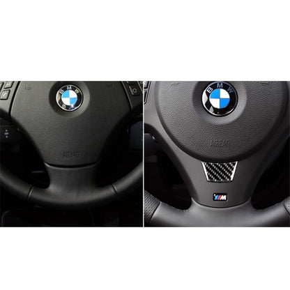 Little B Version Carbon Fiber Car Steering Wheel Decorative Sticker for BMW E90 2005-2012 -  by buy2fix | Online Shopping UK | buy2fix