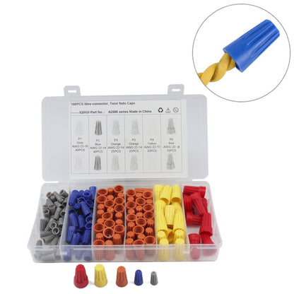 160 PCS Car Electrical Wire Nuts Crimp Wire Terminal Wire Connect Assortment Kit - In Car by buy2fix | Online Shopping UK | buy2fix