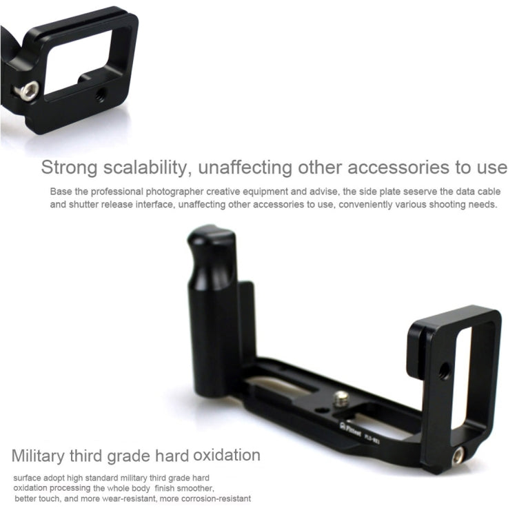 FITTEST FLS-RX1 Vertical Shoot Quick Release L Plate Bracket Base Holder for Sony RX1 (Black) - Camera Accessories by FITTEST | Online Shopping UK | buy2fix