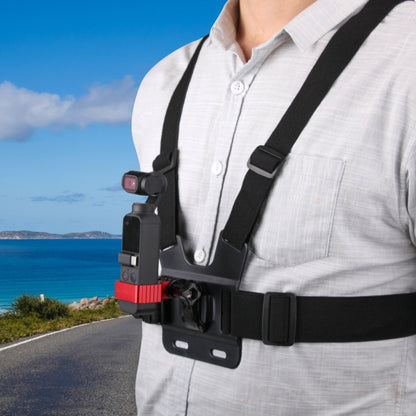 Sunnylife OP-Q9201 Elastic Adjustable Body Chest Straps Belt with Metal Adapter for DJI OSMO Pocket - DJI & GoPro Accessories by Sunnylife | Online Shopping UK | buy2fix