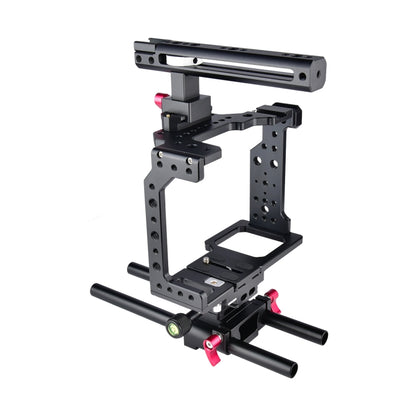 YELANGU C8 YLG0910 Handle Video Camera Cage Stabilizer(Black) - Camera Accessories by YELANGU | Online Shopping UK | buy2fix