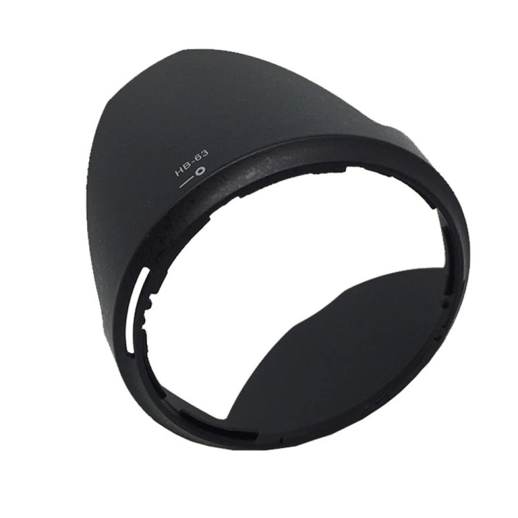 HB-63 Lens Hood Shade for Nikon 24-85mm f/3.5-4.5G ED VR Lens (Black) - Camera Accessories by buy2fix | Online Shopping UK | buy2fix