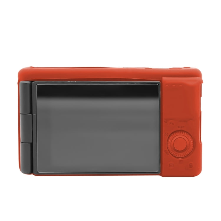 Soft Silicone Protective Case for Sony ZV-1 (Orange) - Camera Accessories by buy2fix | Online Shopping UK | buy2fix