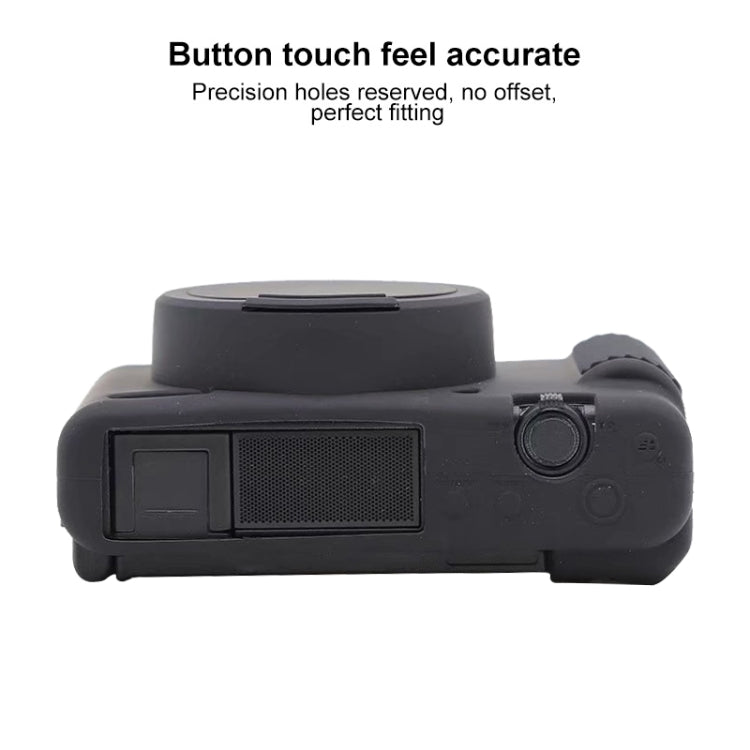 Soft Silicone Protective Case for Sony ZV-1 (Black) - Camera Accessories by buy2fix | Online Shopping UK | buy2fix