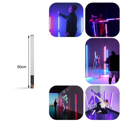 LUXCeO Mood1 50cm RGB Colorful Atmosphere Rhythm LED Stick Handheld Video Photo Fill Light, No Tripod -  by LUXCeO | Online Shopping UK | buy2fix