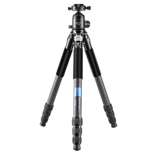 BEXIN RC334 Portable Collapsible Carbon Fiber Camera Tripod with K44 Panoramic BallHead - Camera Accessories by BEXIN | Online Shopping UK | buy2fix