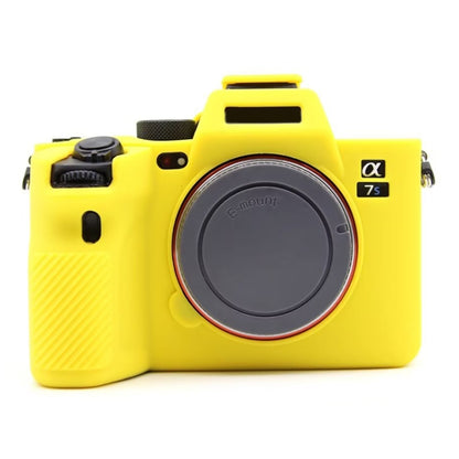 For Sony  A7S III / A7S3 Soft Silicone Protective Case(Yellow) - Camera Accessories by buy2fix | Online Shopping UK | buy2fix