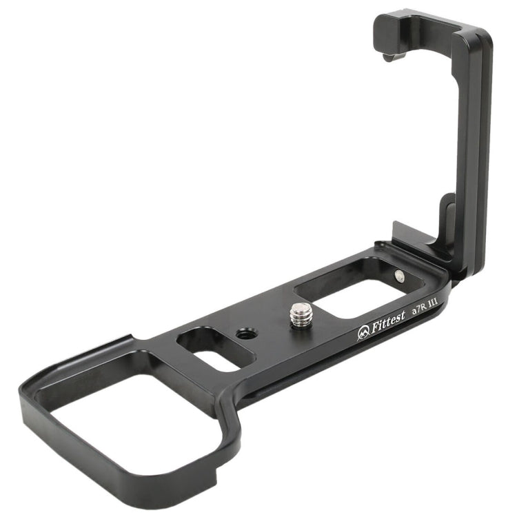 FITTEST A7R III  Vertical Shoot Quick Release L Plate Bracket Base Holder for Sony A7RIII (Black) - L-Bracket by FITTEST | Online Shopping UK | buy2fix