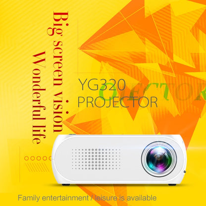 YG320 320*240 Mini LED Projector Home Theater, Support HDMI & AV & SD & USB(Black) - Mini Projector by buy2fix | Online Shopping UK | buy2fix