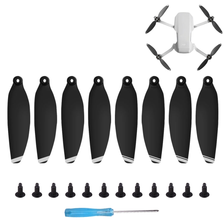 8PCS/Set Sunnylife 4726F Low Noise Quick-release Wing Propellers for DJI Mavic Mini 1(Silver) - DIY Propeller by Sunnylife | Online Shopping UK | buy2fix