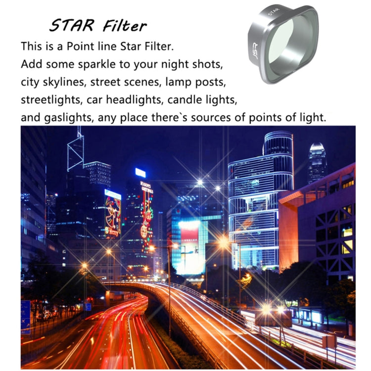 JSR STAR Effect Lens Filter for DJI FPV, Aluminum Alloy Frame - Lens Accessories by JSR | Online Shopping UK | buy2fix