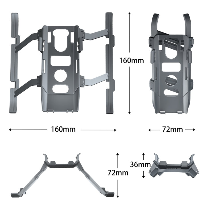 STARTRC Foldable Quick Release Landing Gear Height Extender Holder for DJI Mavic 3 (Grey) - Holder Series by STARTRC | Online Shopping UK | buy2fix