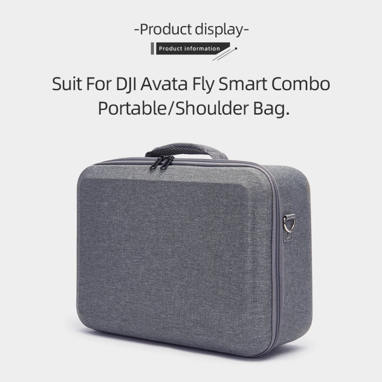 For DJI Avata Shockproof Large Carrying Hard Case Shoulder Storage Bag, Size: 39 x 28 x 15cm (Grey) - DJI & GoPro Accessories by buy2fix | Online Shopping UK | buy2fix