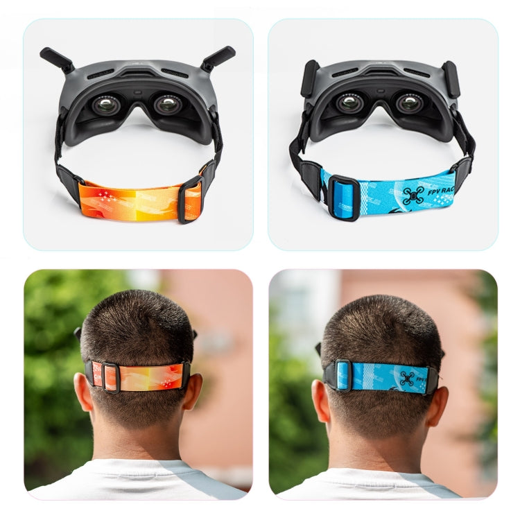 For DJI Avata Goggles 2 STARTRC Headband Elastic Straps(Blue) - DJI & GoPro Accessories by STARTRC | Online Shopping UK | buy2fix