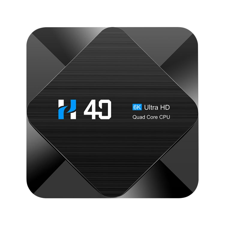 H40 4K Ultra HD Smart TV BOX Android 10.0 Media Player with Remote Control, Quad-core, RAM: 4GB, ROM: 64GB(EU Plug) - Amlogic S905 by buy2fix | Online Shopping UK | buy2fix