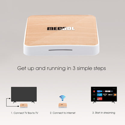 MECOOL KM6 4K Smart TV BOX Android 10.0 Media Player wtih Remote Control, Amlogic S905X4 Quad Core ARM Cortex A55, RAM: 4GB, ROM: 64GB, Support WiFi, Bluetooth, Ethernet, EU Plug - Consumer Electronics by MECOOL | Online Shopping UK | buy2fix