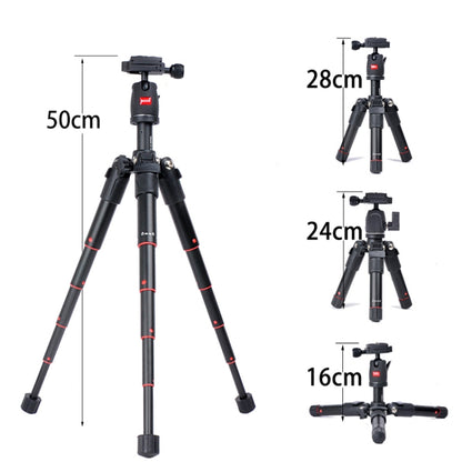 BEXIN MS03 Portable Aluminum Mini Travel Tripods for DSLR Camera Smart Mobile Phone - Camera Accessories by BEXIN | Online Shopping UK | buy2fix
