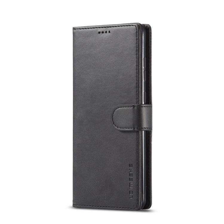 For Samsung Galaxy A72 5G / 4G LC.IMEEKE Calf Texture Horizontal Flip Leather Case with Holder & Card Slots & Wallet(Black) - Galaxy Phone Cases by LC.IMEEKE | Online Shopping UK | buy2fix