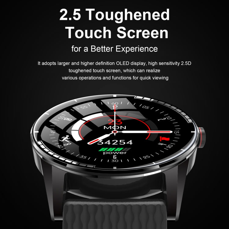 H6 1.28 inch Touch Screen IP67 Waterproof Smart Watch, Support Bluetooth Call / Sleep Monitoring / Heart Rate Monitoring(Black) - Smart Wear by buy2fix | Online Shopping UK | buy2fix