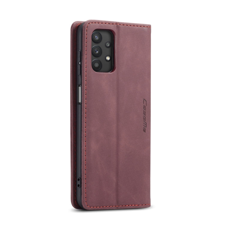 For Samsung Galaxy A32 5G CaseMe 013 Multifunctional Horizontal Flip Leather Case with Holder & Card Slot & Wallet(Wine Red) - Galaxy Phone Cases by CaseMe | Online Shopping UK | buy2fix