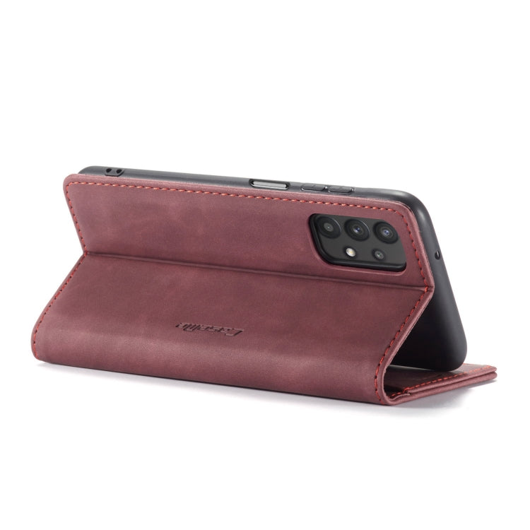 For Samsung Galaxy A32 5G CaseMe 013 Multifunctional Horizontal Flip Leather Case with Holder & Card Slot & Wallet(Wine Red) - Galaxy Phone Cases by CaseMe | Online Shopping UK | buy2fix