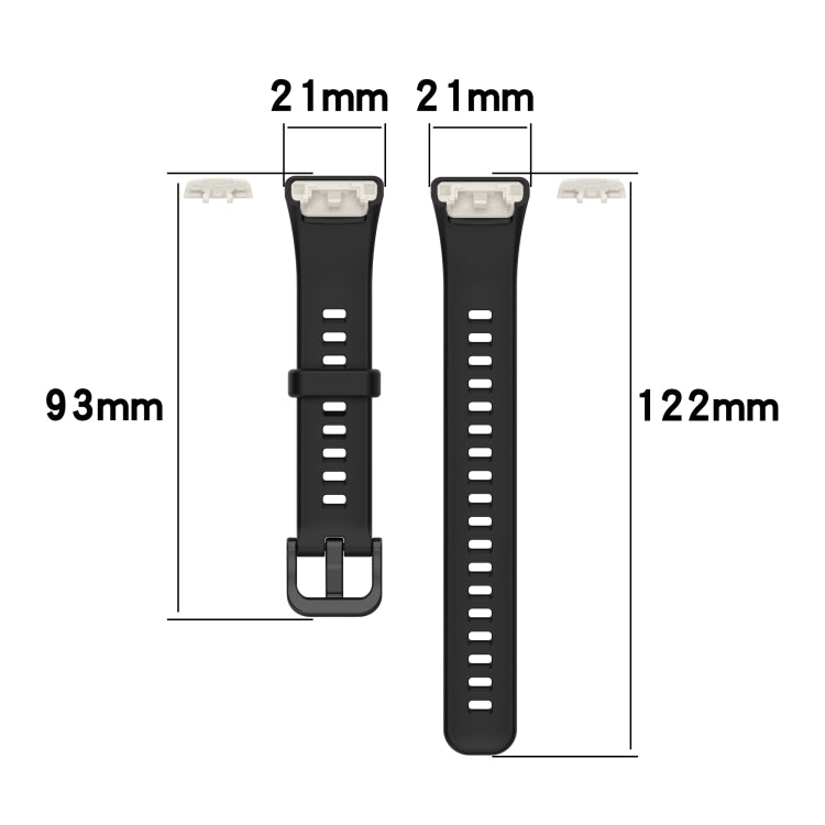 For Huawei Honor Band 6 TPU Watch Band, Size: One Size(Army Green) - Smart Wear by buy2fix | Online Shopping UK | buy2fix