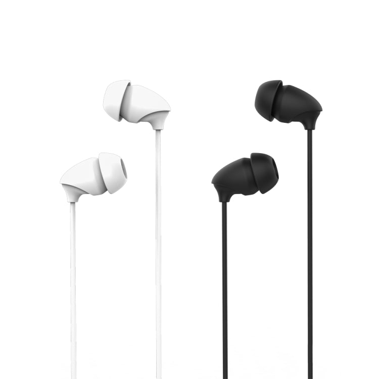 REMAX RM-588 In-Ear Stereo Sleep Earphone with Wire Control & MIC & Support Hands-free(White) - Normal Style Earphone by REMAX | Online Shopping UK | buy2fix