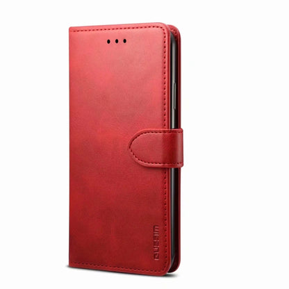 For Samsung Galaxy A32 5G GUSSIM Business Style Horizontal Flip Leather Case with Holder & Card Slots & Wallet(Red) - Galaxy Phone Cases by imak | Online Shopping UK | buy2fix