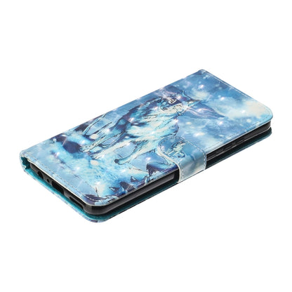 For Samsung Galaxy A32 5G 3D Pattern Horizontal Flip PU Leather Case with Holder & Card Slots & Wallet(Snow Mountain Wolf) - Galaxy Phone Cases by imak | Online Shopping UK | buy2fix