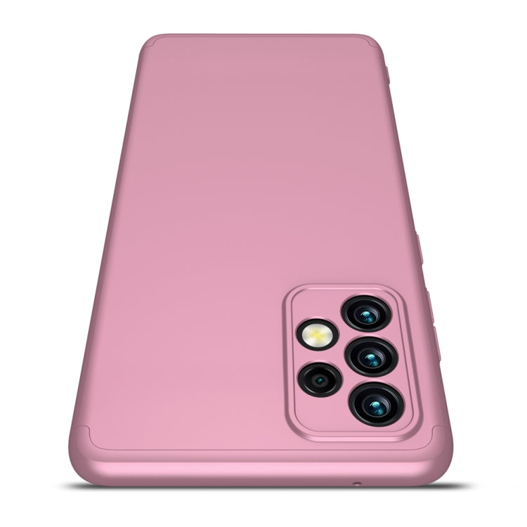 For Samsung Galaxy A72 5G / 4G GKK Three Stage Splicing Full Coverage PC Case(Rose Gold) - Samsung Accessories by GKK | Online Shopping UK | buy2fix