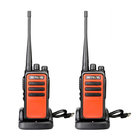 1 Pair RETEVIS RT66 16CHS FRS License-free Two Way Radio Handheld Walkie Talkie, US Plug - Handheld Walkie Talkie by RETEVIS | Online Shopping UK | buy2fix